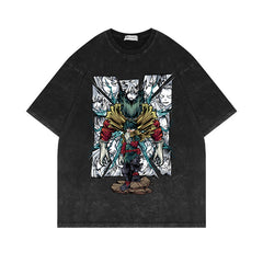 Retro Plus Ultra Gym Short-sleeved Washed T-shirt