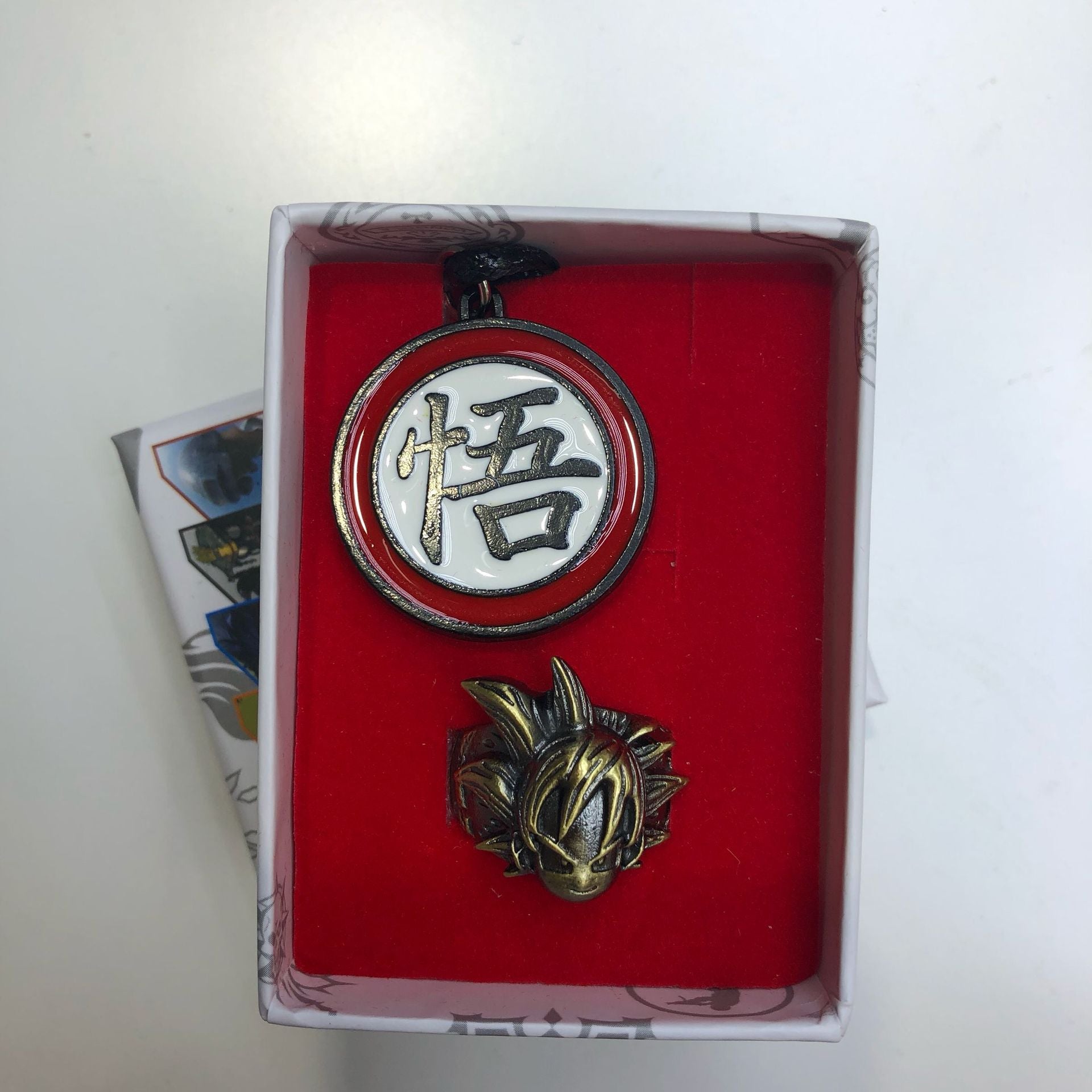 Goku Ring Necklace Box Set