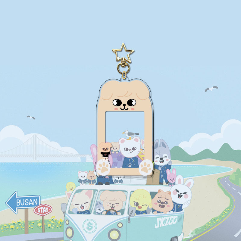Kpop Cartoon PhotoCard Frame Keychain