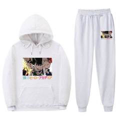 Unisex Casual Anime Graphic Sports Hoodie Pants Suit