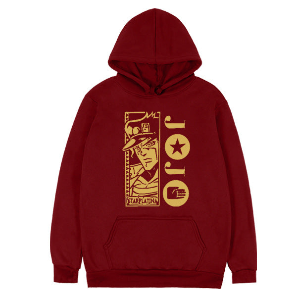 Unisex Jojo Long-sleeved Pullover Casual Hoodie