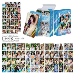 124PCS BM Single I LIKE IT Holographic Photocard Sticker