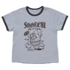 Minji Style Cat Short-sleeved T-shirt