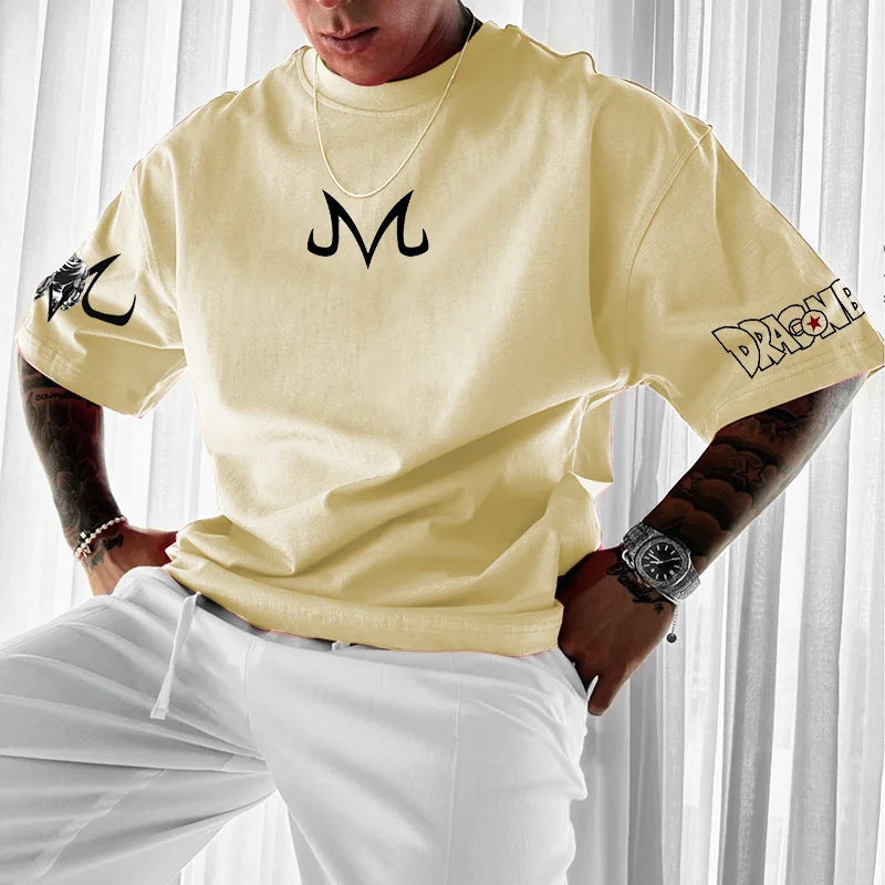 Men's Cool Anime Print Cotton T-shirt