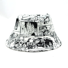 Trendy Anime Printed Bucket Hat