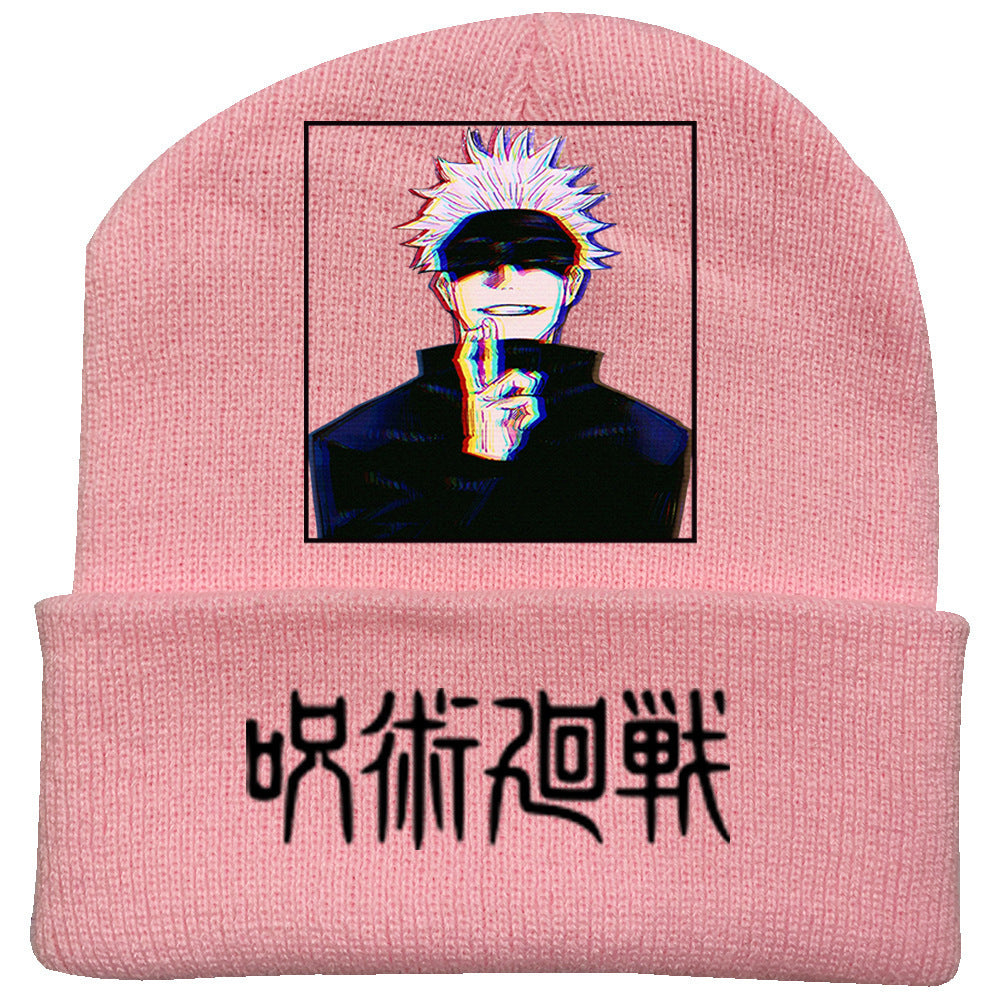 Casual Anime Gojo Warm Beanie