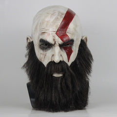 Kratos Cosplay Latex Mask Props