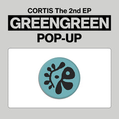 CORTIS "GREENGREEN" Badge Mirror Keychain