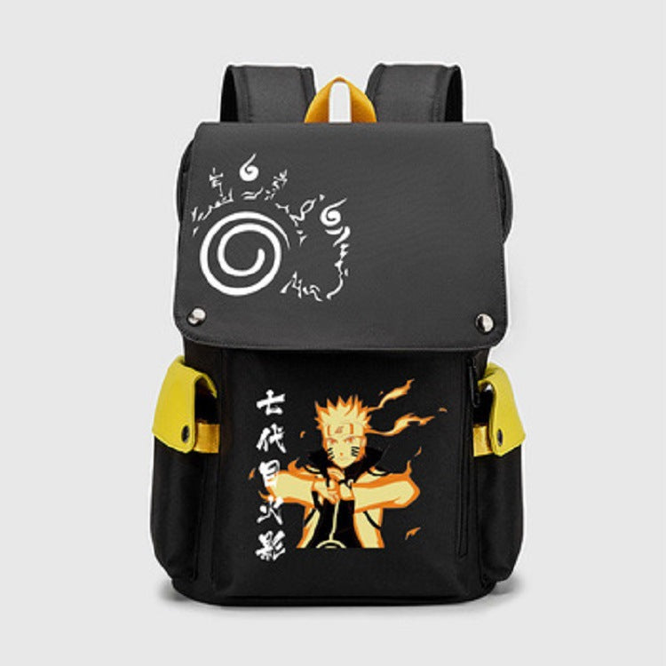 Trendy Anime Printed Large Capacity Backpack