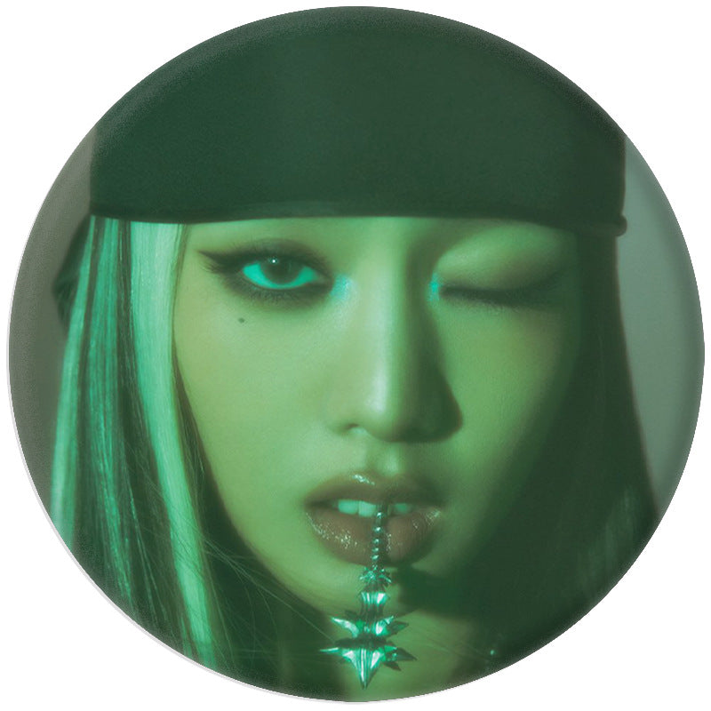 "Crow" Trailer Photo Badge Mirror Keychain