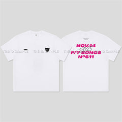 BM TFT Printed Short-sleeved T-shirt Tops