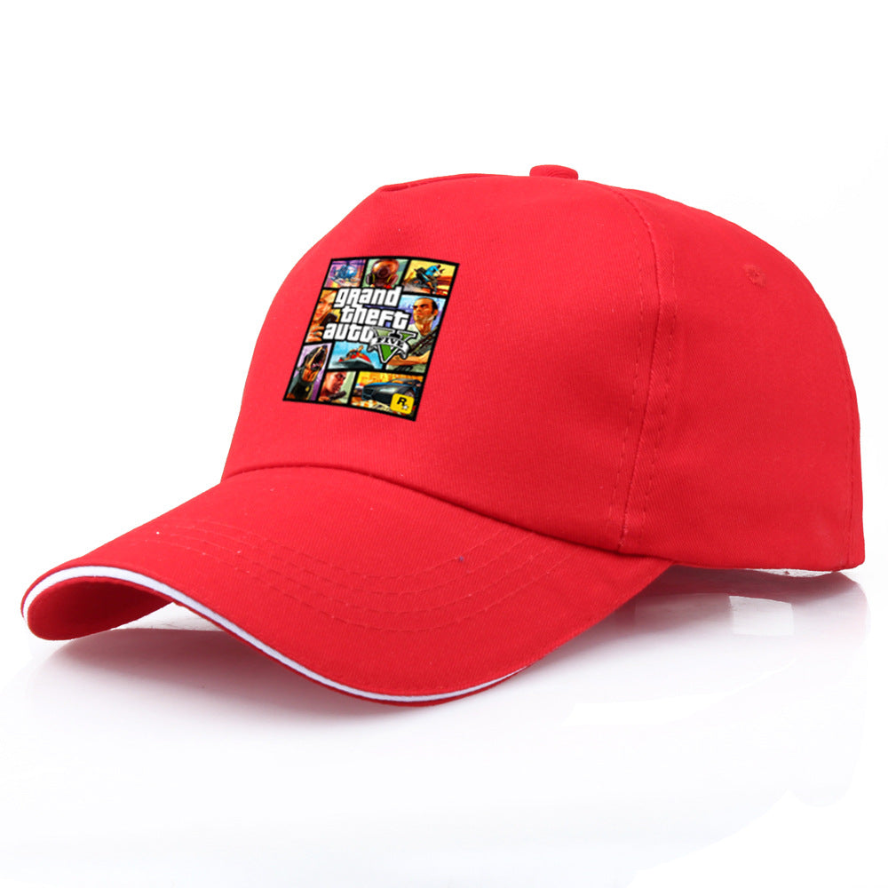 Casual Game Logo Printed Baseball Cap