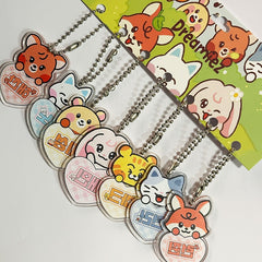 Dreamiez Name Tag Keychain Pendant Set