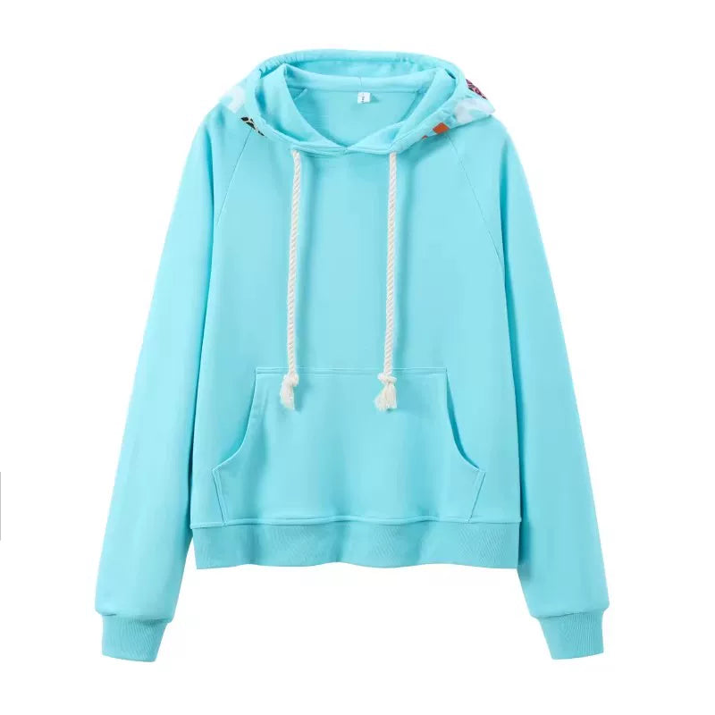 BND Logo Print Pullover Hooded Top
