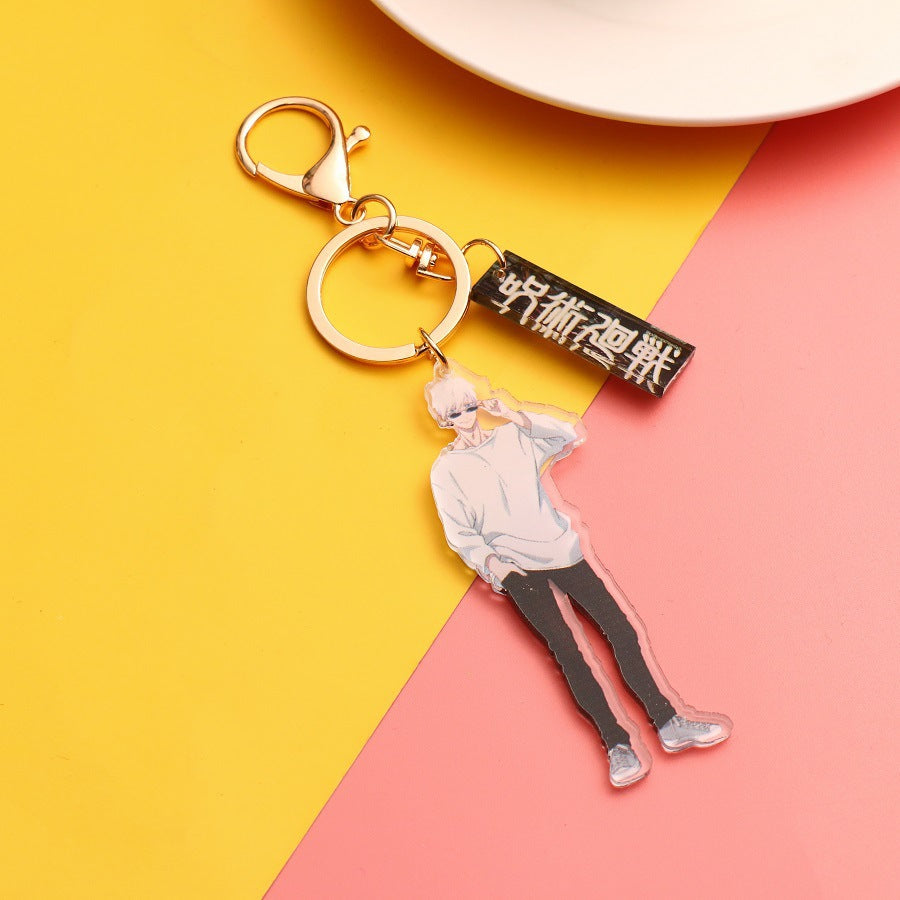 Chic Anime Acrylic Keychain Pendant