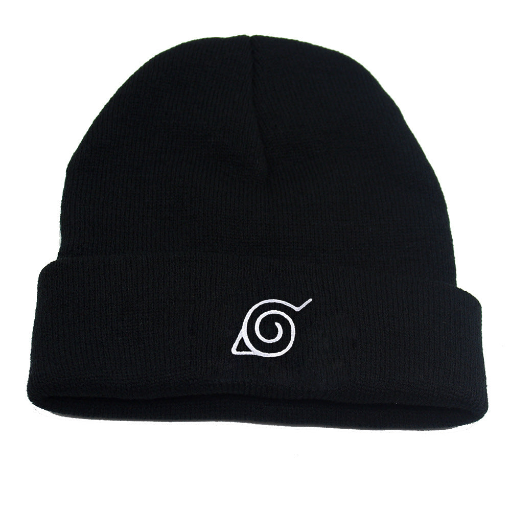 Trendy Anime Logo Embroidered Beanie