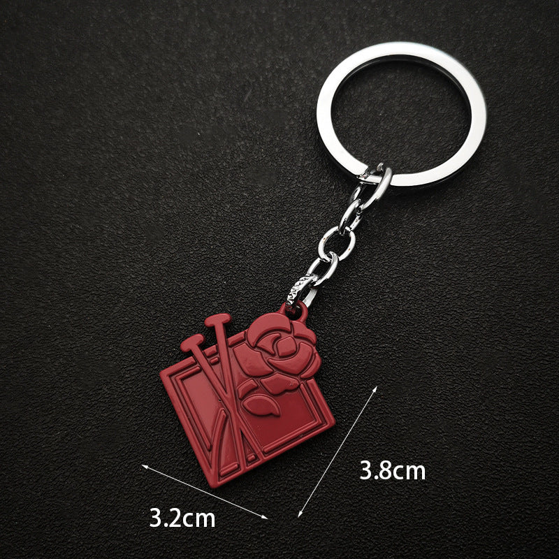 Cool Anime Weapon Keychain Necklace Pendant