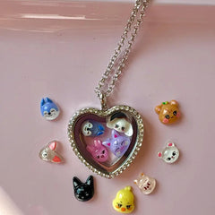 SKZ Doll Openable Clavicle Necklace