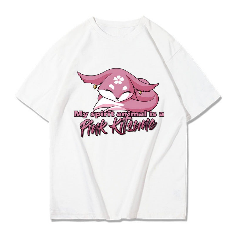 Unisex Game Graphic Cosplay Loose T-shirt