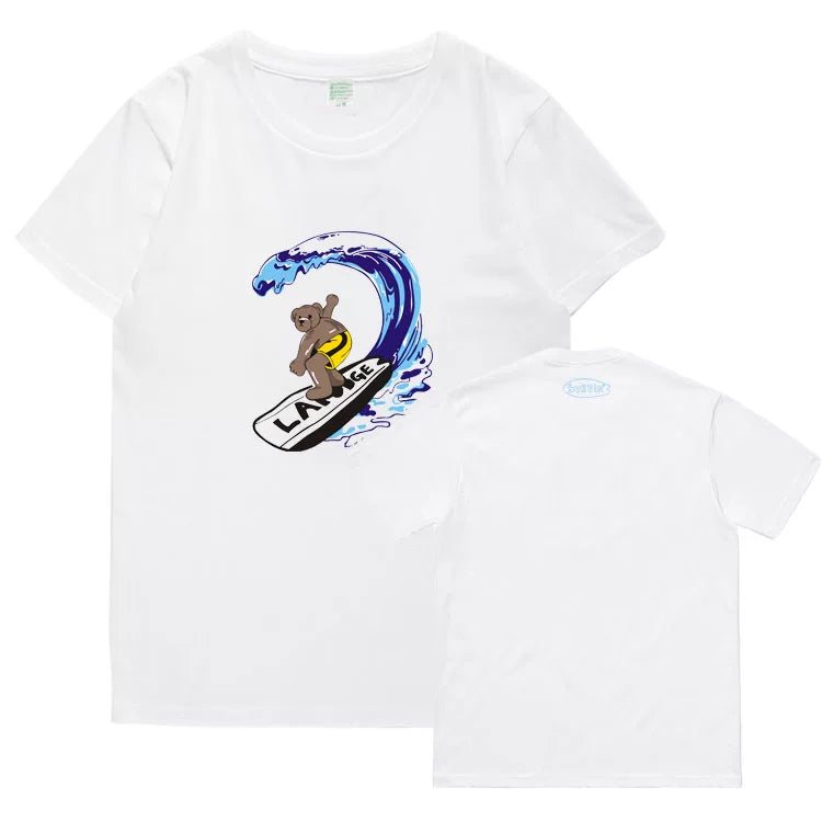 Seungmin Bear Printed Short-sleeved T-shirt