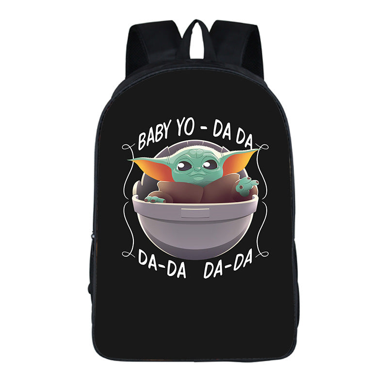 Children's Baby Yoda Printed Backpack