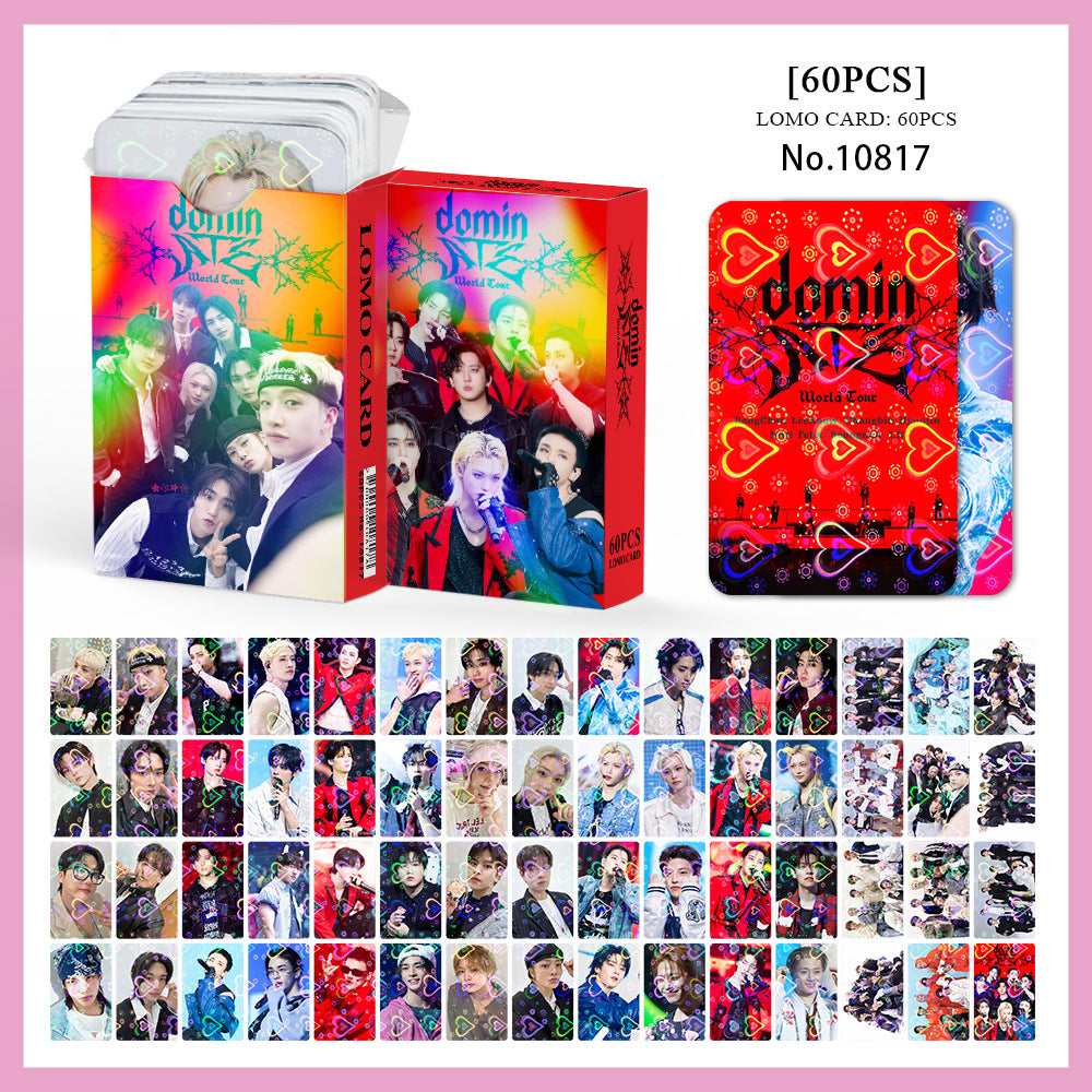 60PCS SKZ Heart Flash Photocard
