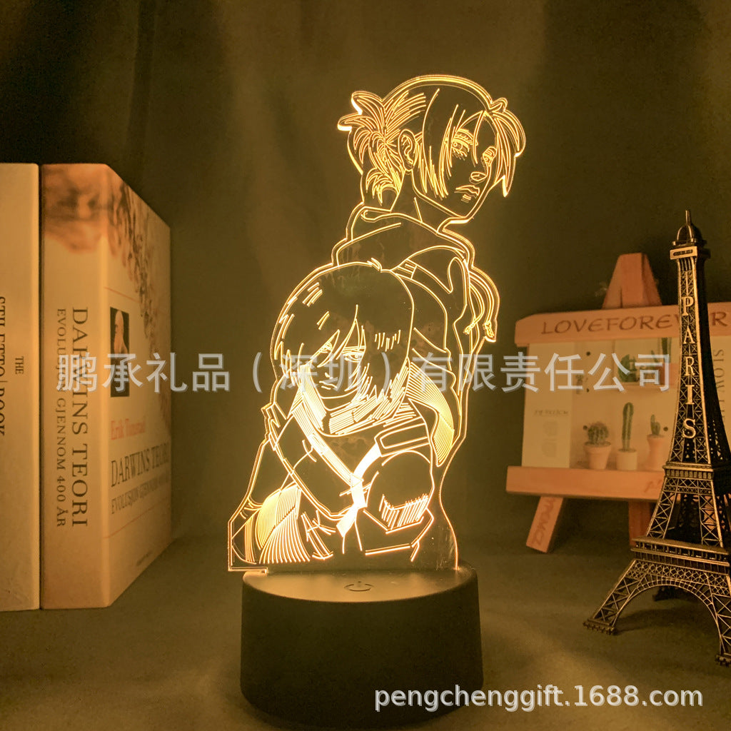 Colorful Anime Acrylic 3d Night Light