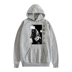 Unisex Anime Print Casual Loose Hoodie