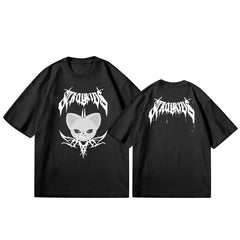 Trendy Kpop Cartoon Printed T-shirt