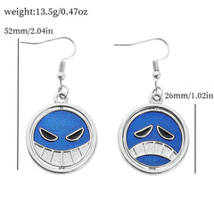 Trendy Portgas D. Ace Cosplay Earrings