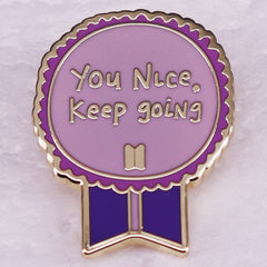 Kpop Medal Brooch Badge