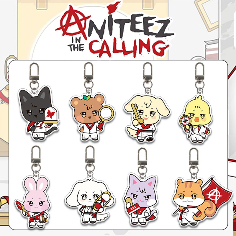 ANITEEZ Cartoon Keychain Pendant Set