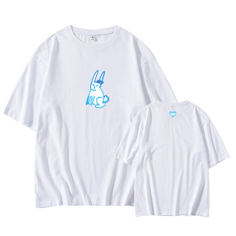 NJZ Cartoon Printed Short-sleeved T-shirt