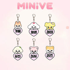 "MINIVE" Cartoon Acrylic Keychain