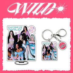 KATSEYE WILD Keyring Standie Set