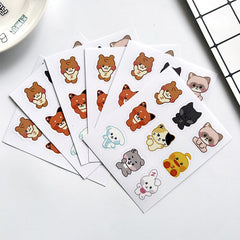 Creative KPOP Cartoon Waterproof Stickers