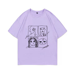 aesParty Signature Cotton Short-sleeved T-shirt