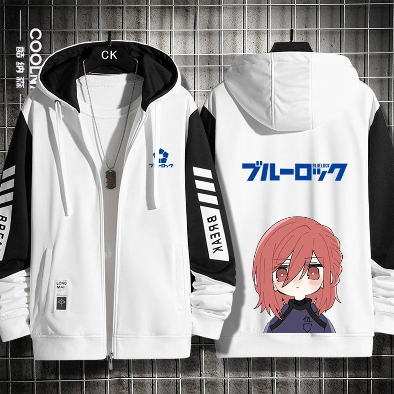 Cool Anime Printed Cardigan Thin Hoodie