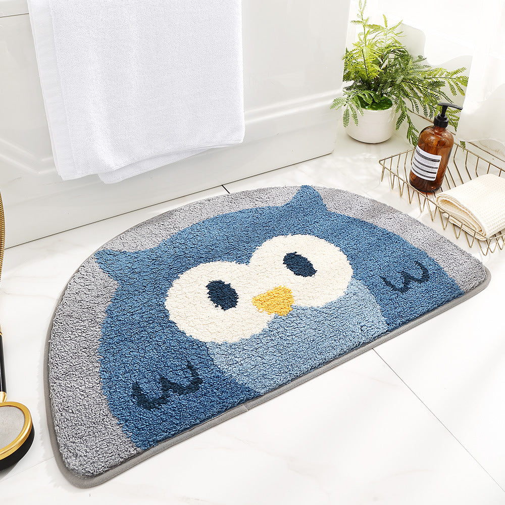 Cartoon Animals Absorbent Floor Mat