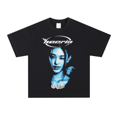 Hyein Haerin Minji Hanni Danielle Printed Short Sleeve T-Shirt