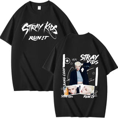 SKZ RUN IT Printed Short Sleeve Tee