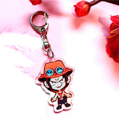Luffy Zoro Acrylic Keychain Pendant