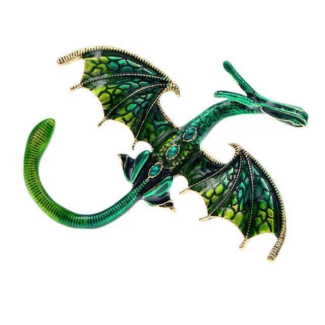 Retro Cartoon Dragon Shape Brooch