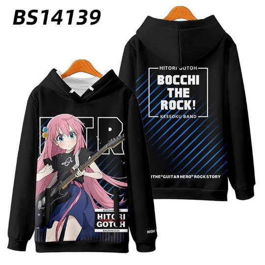 Trendy Anime Bocchi Cosplay Pullover Hoodie