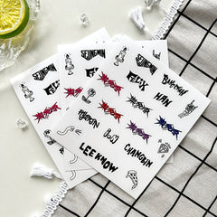 SKZ "-STAR" Transparent PVC Stickers
