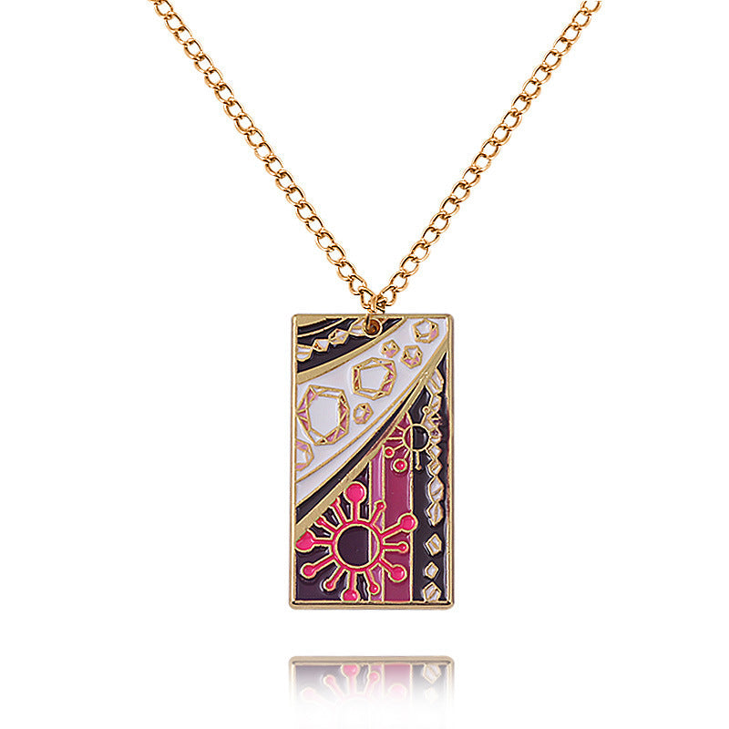 Chic Anime Tanjiro Metal Pendant Necklace