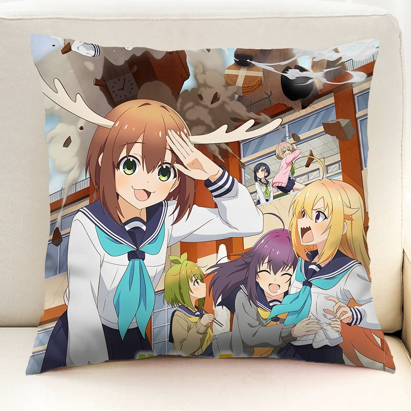 Cute Anime Throw Pillow