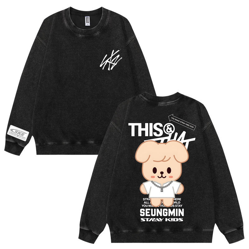 Vintage SKZ THIS & THAT Crew Neck Wash Sweatshirt