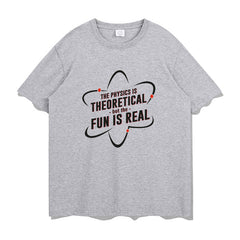 Unisex Tom Fun Is Real Graphic Print Casual T-shirt