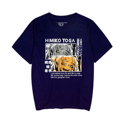 Unisex Trendy Anime Toga Print Casual T-shirt